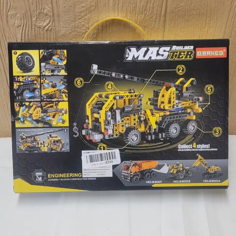 Biranco Master Builder 465 pcs No. 23002 Open Box - UNOPENED PACKAGES